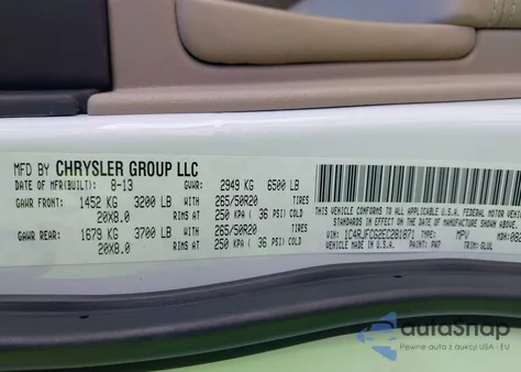 2014 Jeep Grand Cherokee Overland from USA, damaged, VIN 1C4RJFCG2EC281871